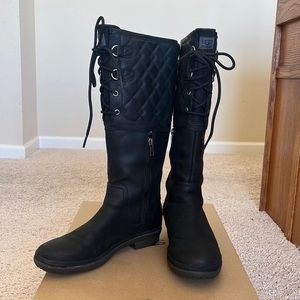 UGG waterproof black boots.
